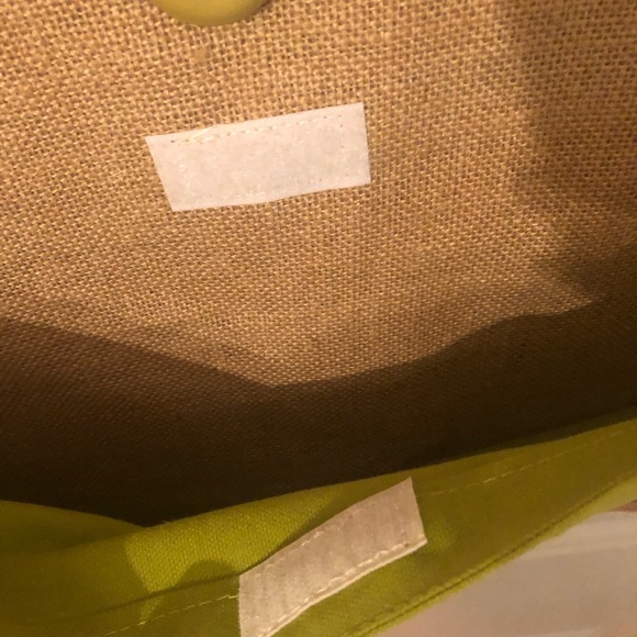 Hello Weekend Burlap Tote Bag - Picture 4 of 6